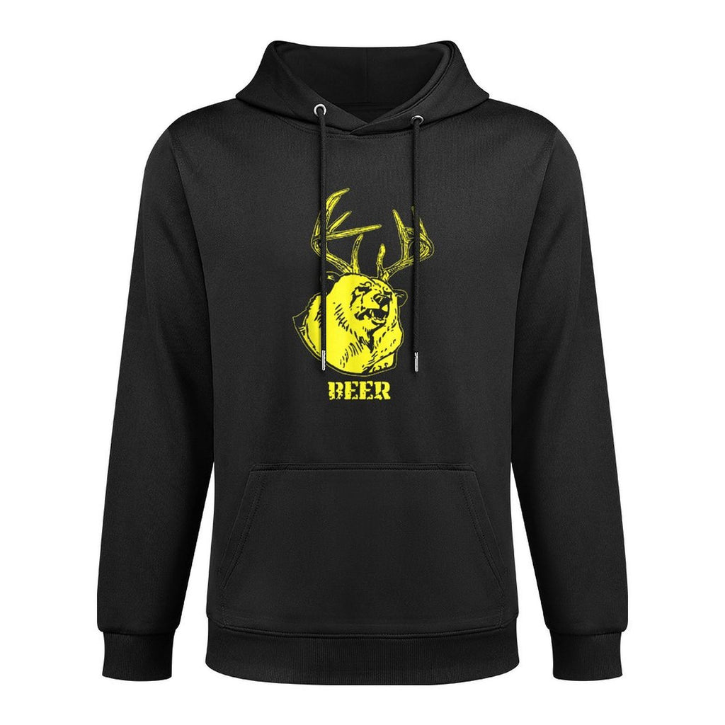Funny Bear Plus Deer Equals Beer Deer Hunting USA Hunter Versatile Streetwear Hoodie