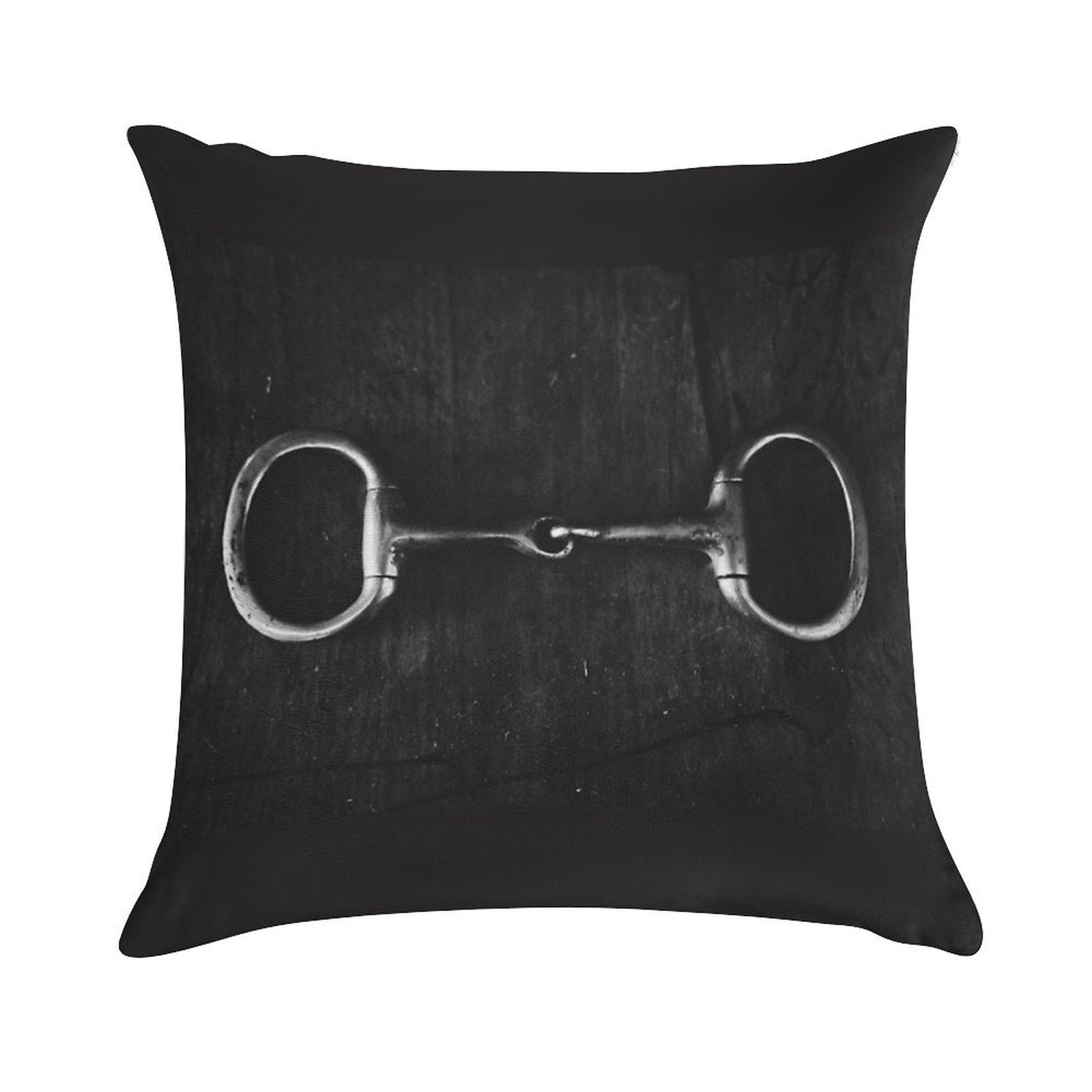 Snaffle Soft Skin-Friendly Throw Pillow