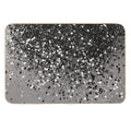 Silver Gray Glam #1 #decor #art (Photo of Glitter Only - Not Reflective)  Fade-Resistant Bath Mat