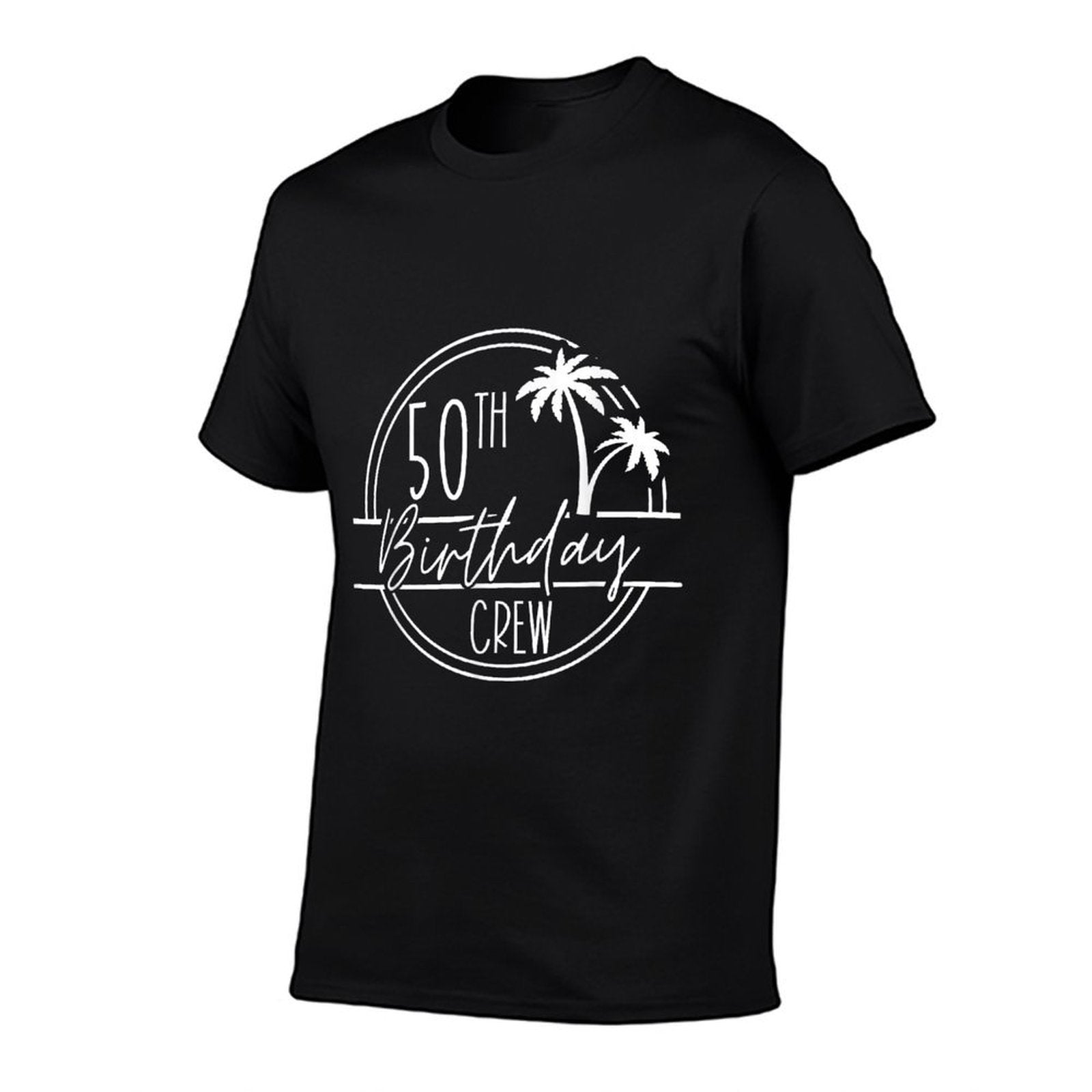 50th Birthday Crew And 50th Birthday Babe, Birthday Trip  Tagless Design T-Shirt