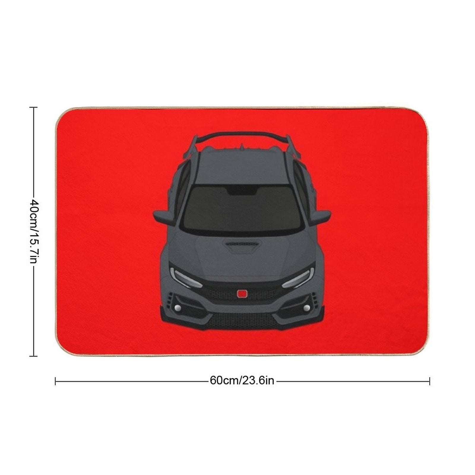 Civic Type R Metal  Eco-Friendly Bath Mat