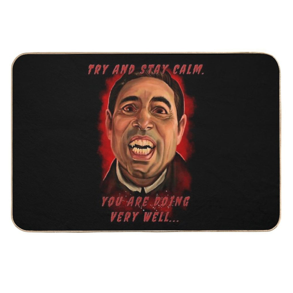 Claes Bang Dracula Painting 2 of 2  Slip-Resistant Bath Mat