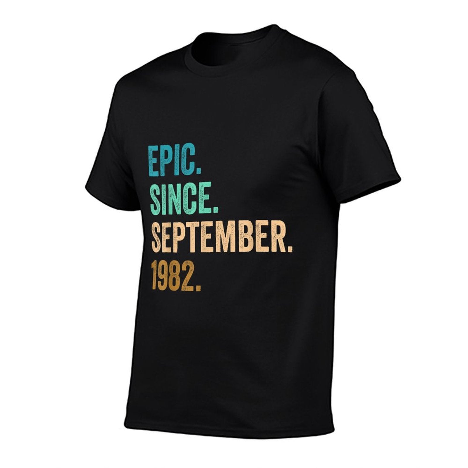 40 Years Old Epic Since September 1982 40th Birthday  High-quality Stitching T-Shirt