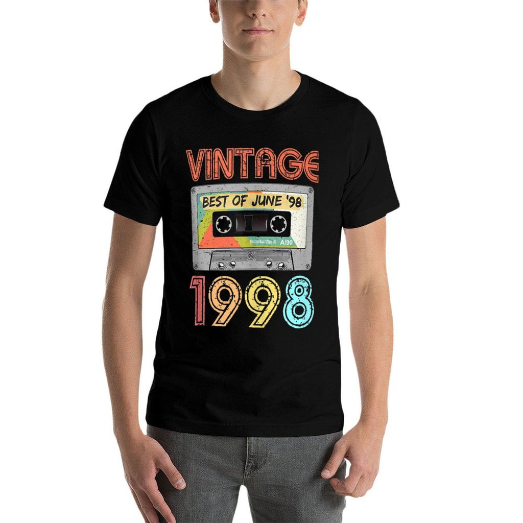 June 1998 21st Birthday  Retro Vintage 1998 Birthday  Durable T-Shirt