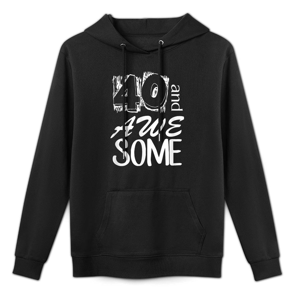 40th Birthday T For Men & Women Kangaroo Pocket Hoodie