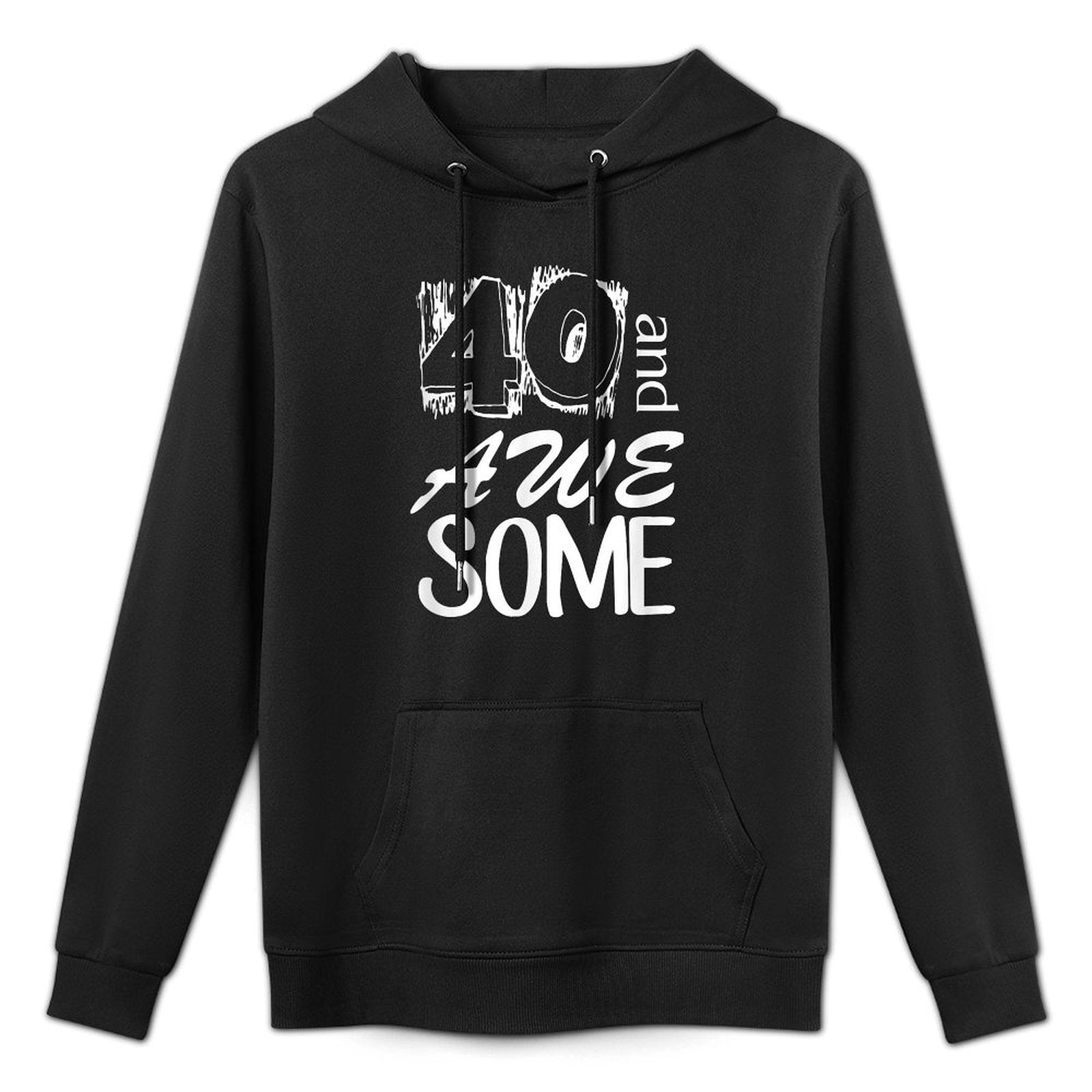 40th Birthday T For Men & Women Kangaroo Pocket Hoodie