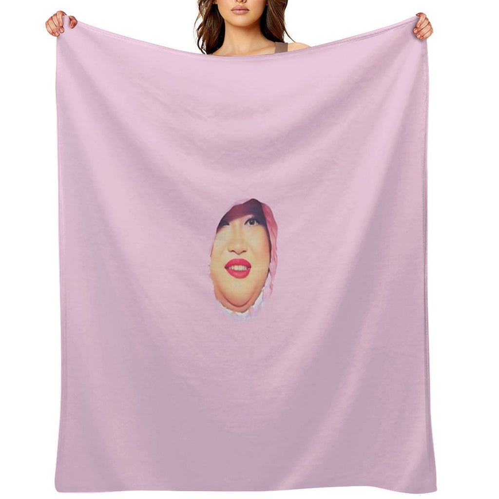 Joella Face Eco-conscious Throw Blanket