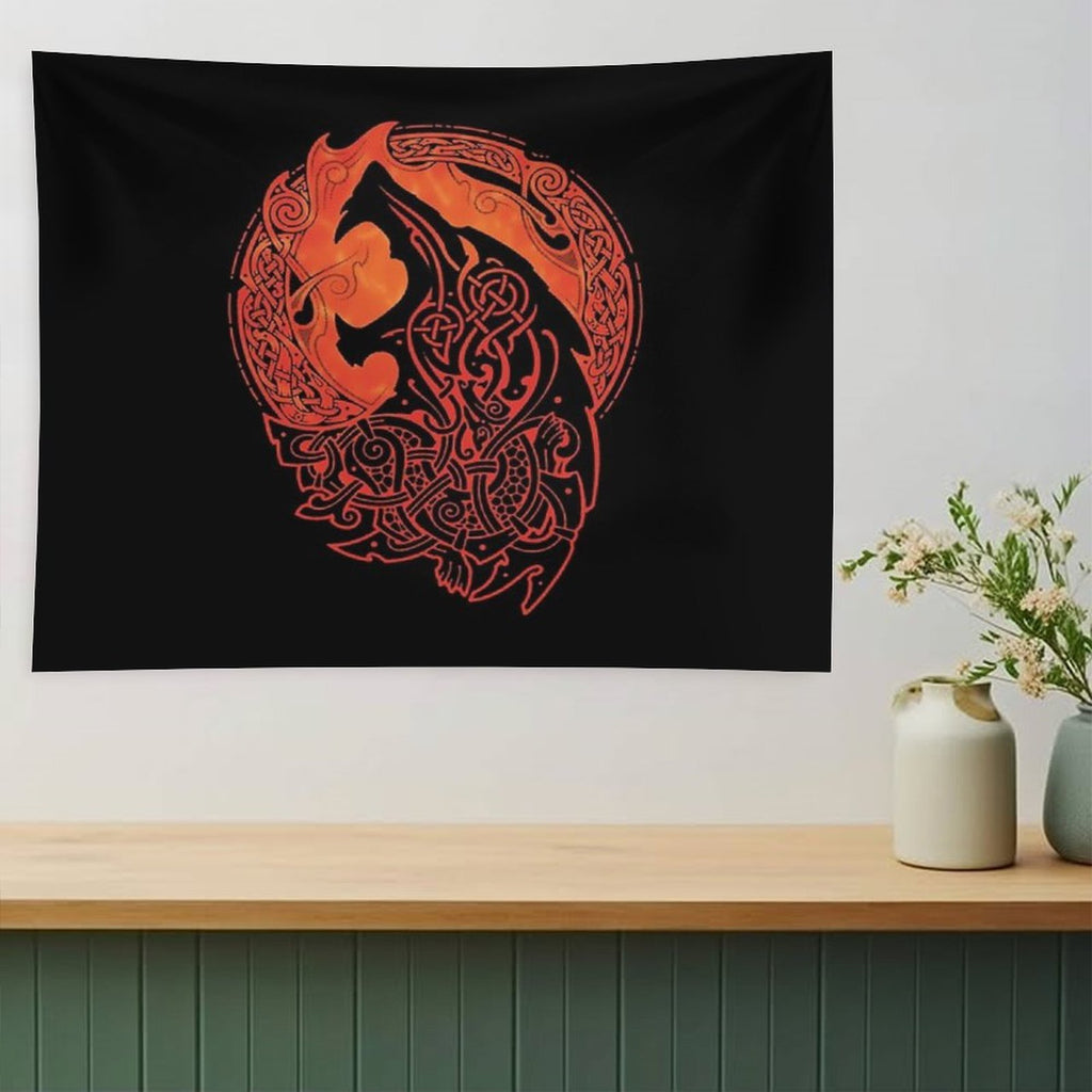 FENRIR. LOKI'S SON. Tapestry