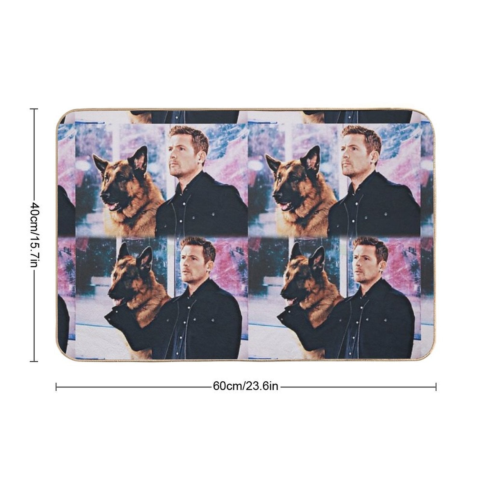 Hudson And Rex  Odorless Bath Mat