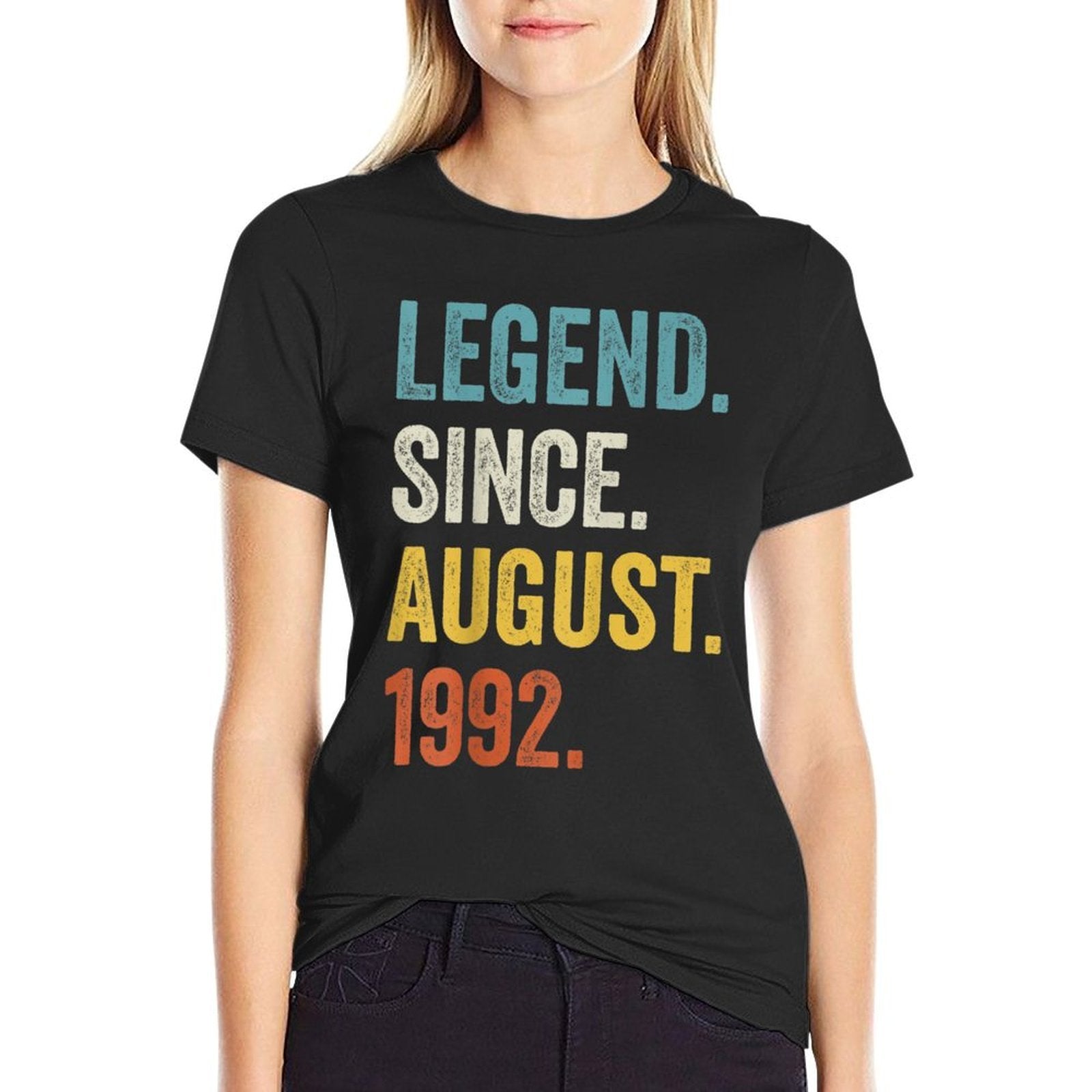 30 Years Old Legend Since August 1992 30th Birthday  Soft T-Shirt