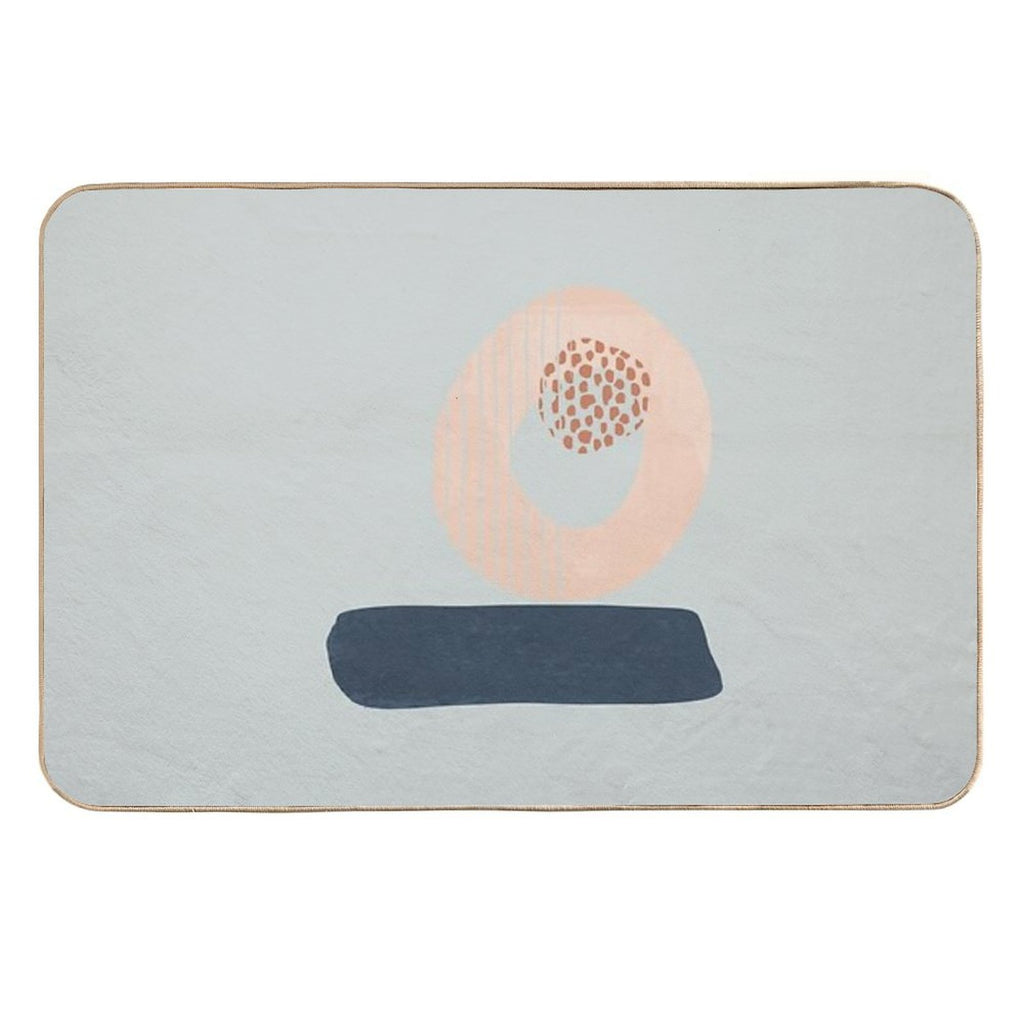 Abstract Shapes II  Rapid-Drying Bath Mat