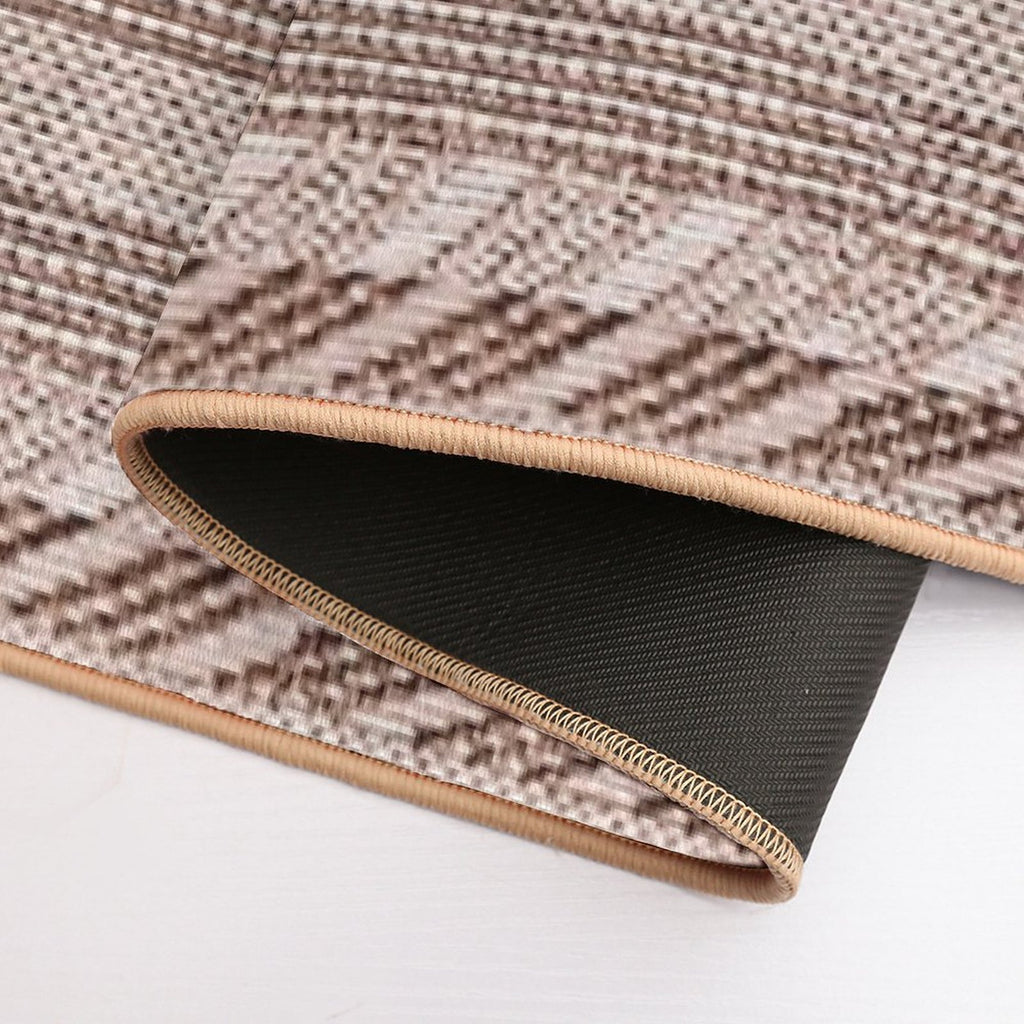 Brassy - Boho Stripe -  Slip-Resistant Bath Mat