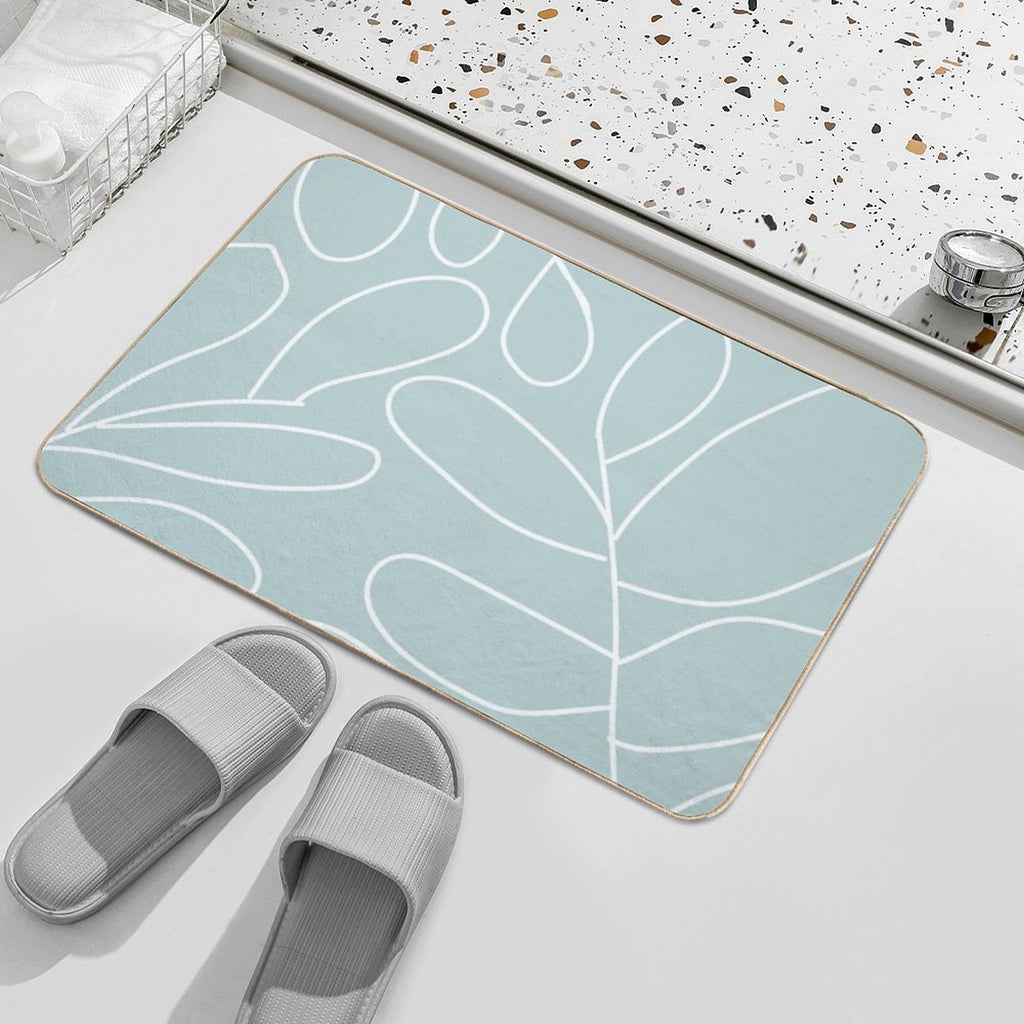 Soft Plant  Toxin-Free Bath Mat
