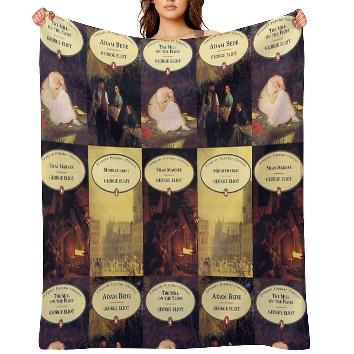 George Eliot Books All-season Throw Blanket