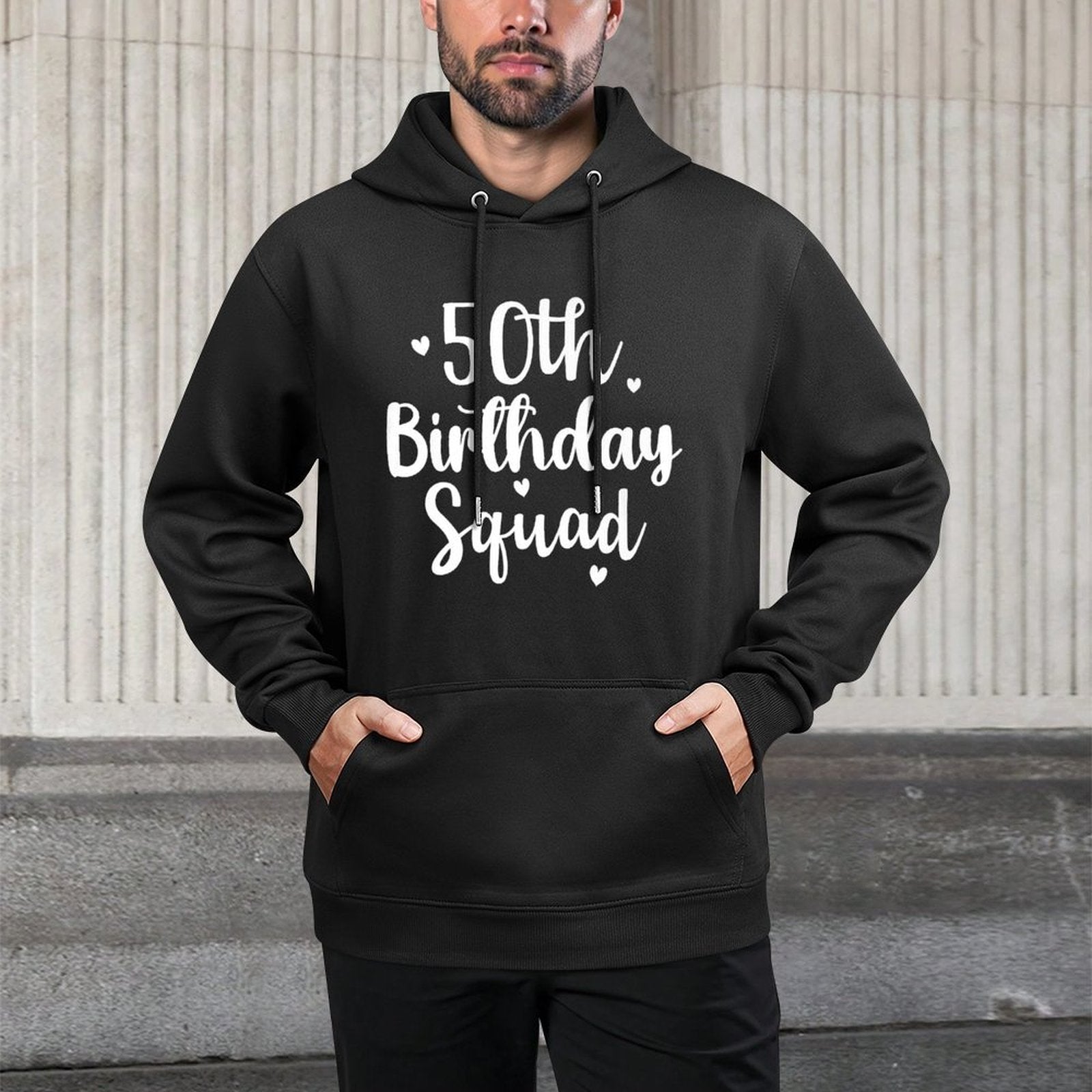 50th Birthday 50th Squad Funny 50th Birthday Group Birthday Premium Versatile Streetwear Hoodie