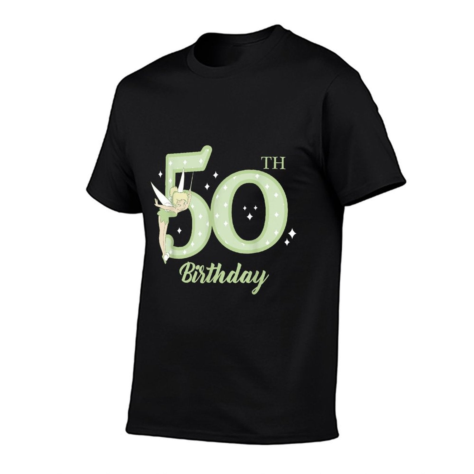 Disney Peter Pan 50th Birthday Tinkerbell Portrait  Graphic-printed T-Shirt