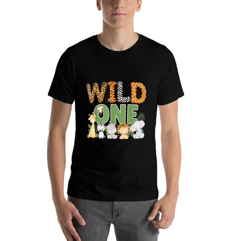Wild One 1 Year Old 1st Birthday Safari Family Matching  Classic T-Shirt