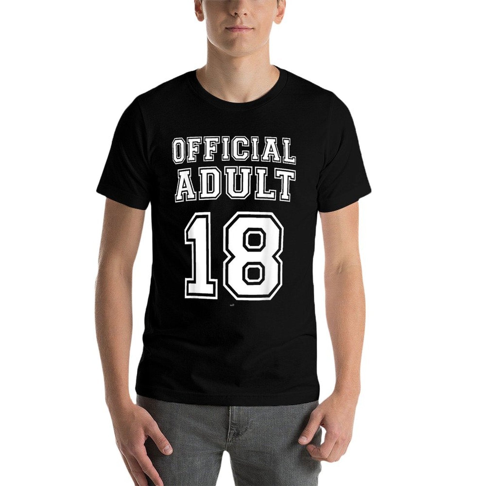 Official Adult 18th Birthday T-shirt  Vintage-inspired T-Shirt
