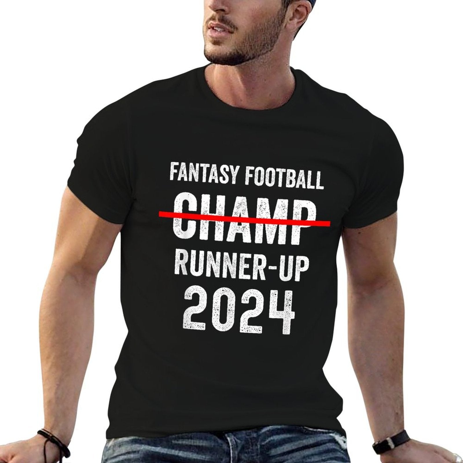 Fantasy Football 2024 League Runner-Up, 2024 FFL 2nd Place  Moisture-wicking T-Shirt