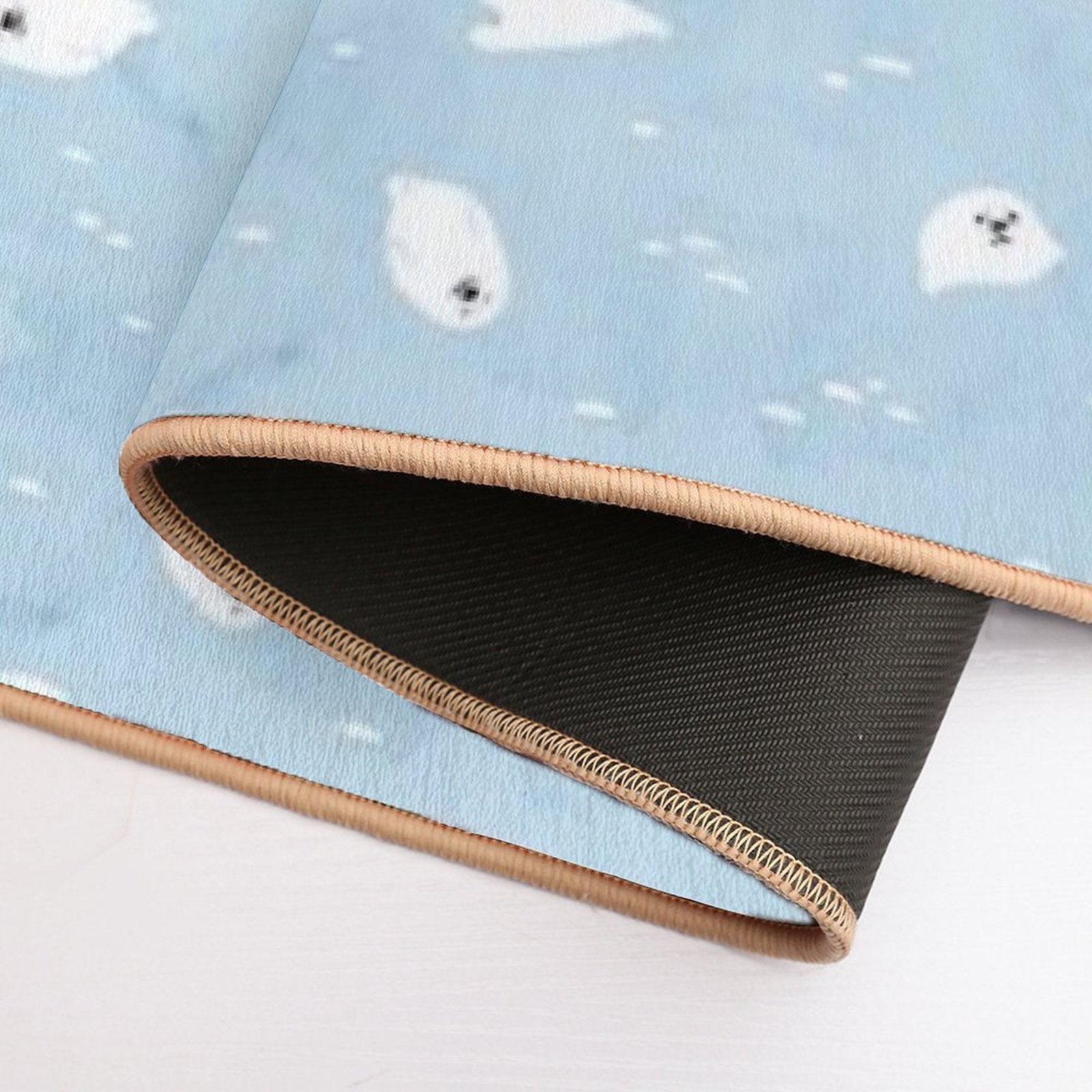 Baby Seal Pattern  Easy Maintenance Bath Mat
