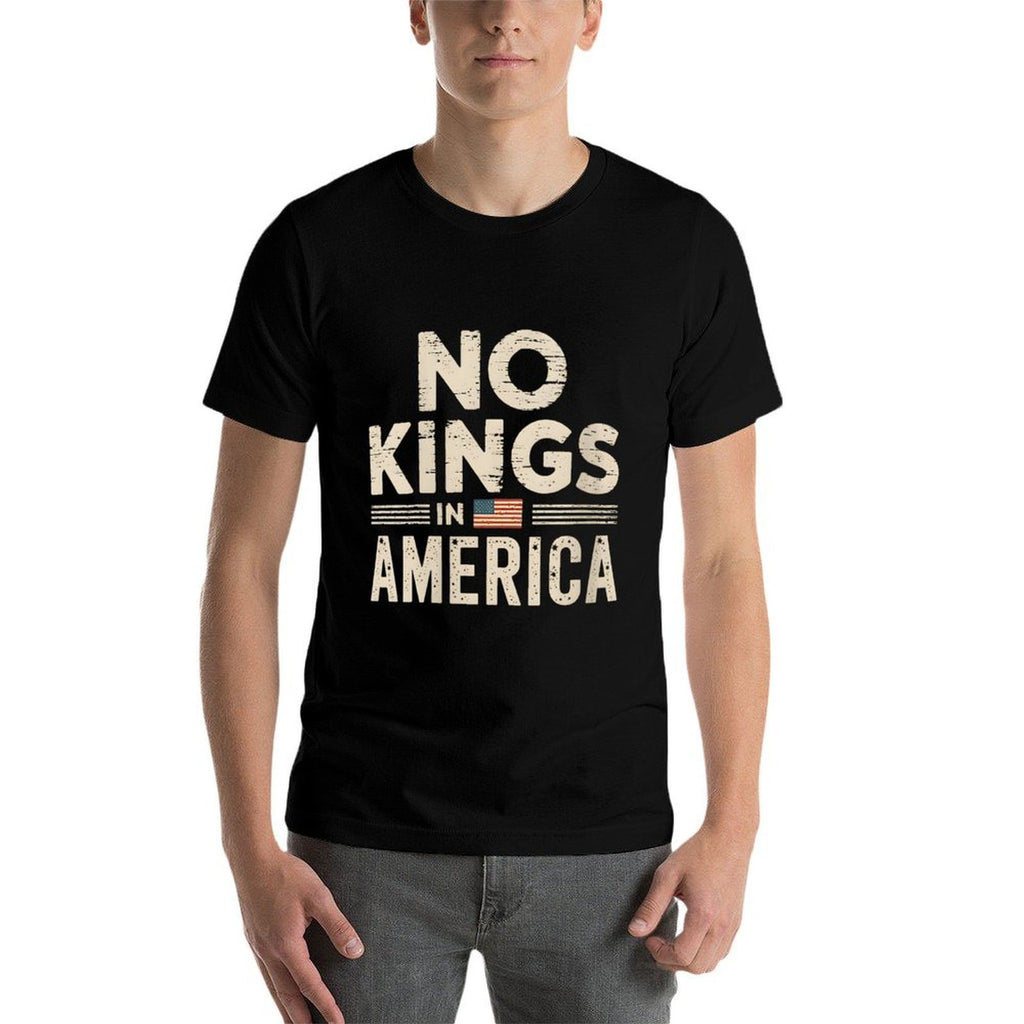 Womens No Kings In America  Stretchy T-Shirt