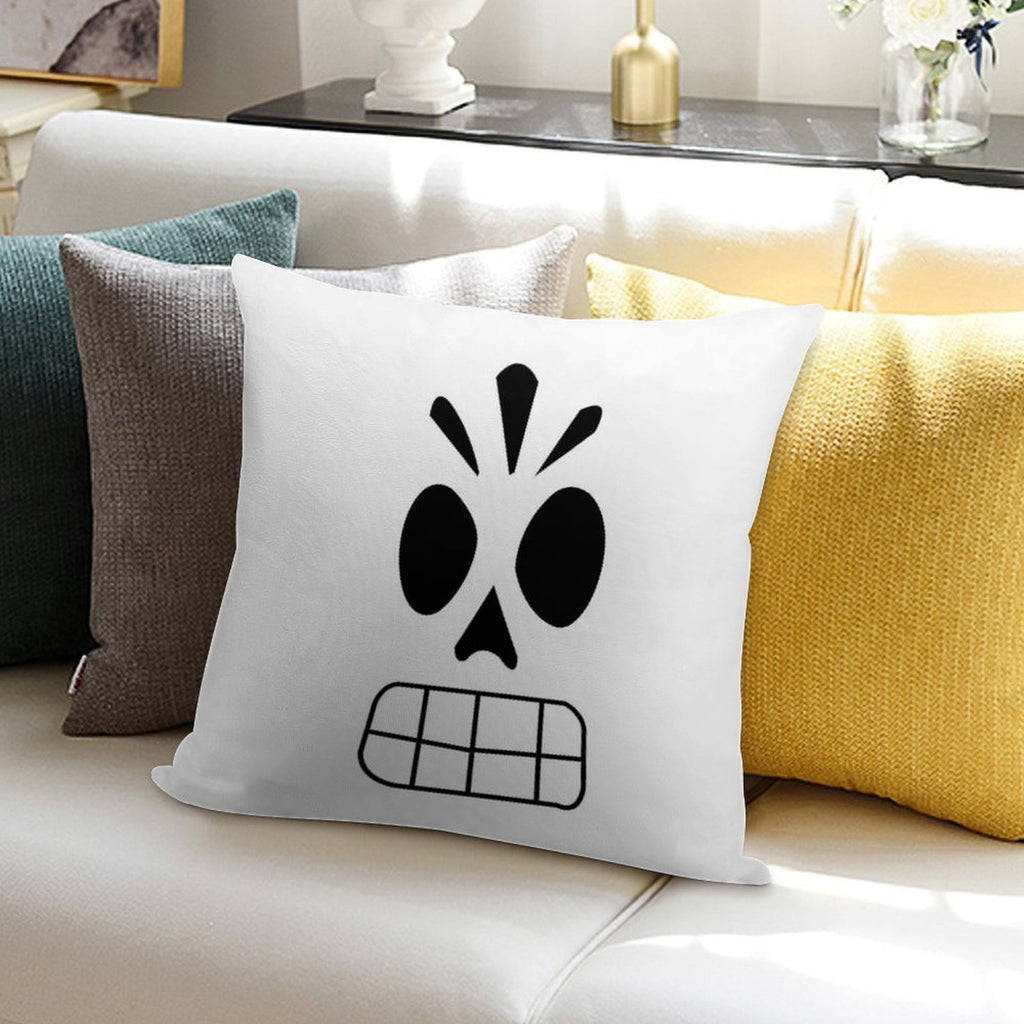 Manny Calavera Soft Multiple Sizes Throw Pillow