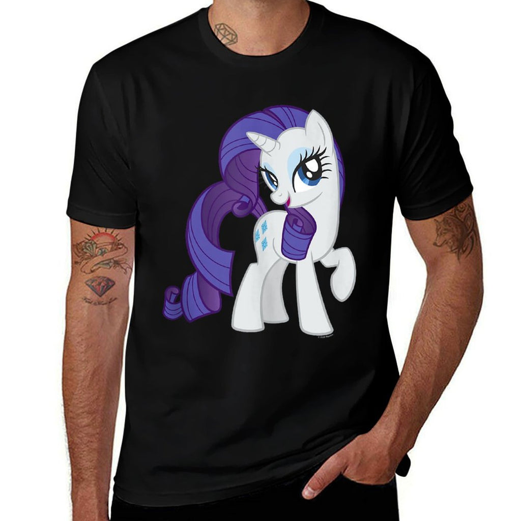 My Little Pony Friendship Is Magic Big Rarity Portrait  Heathered Texture T-Shirt