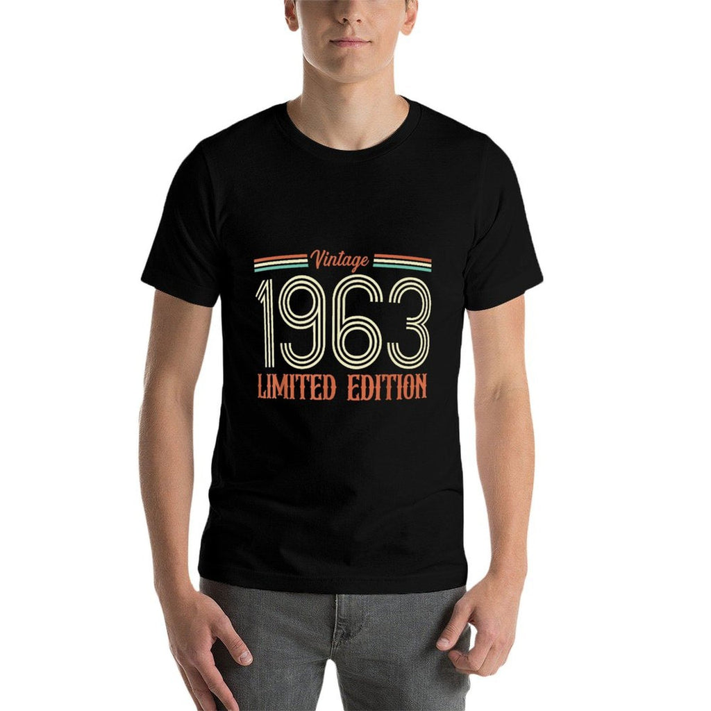 60th Birthdays Vintage Classic 1963 Limited Edition  Stretchy T-Shirt