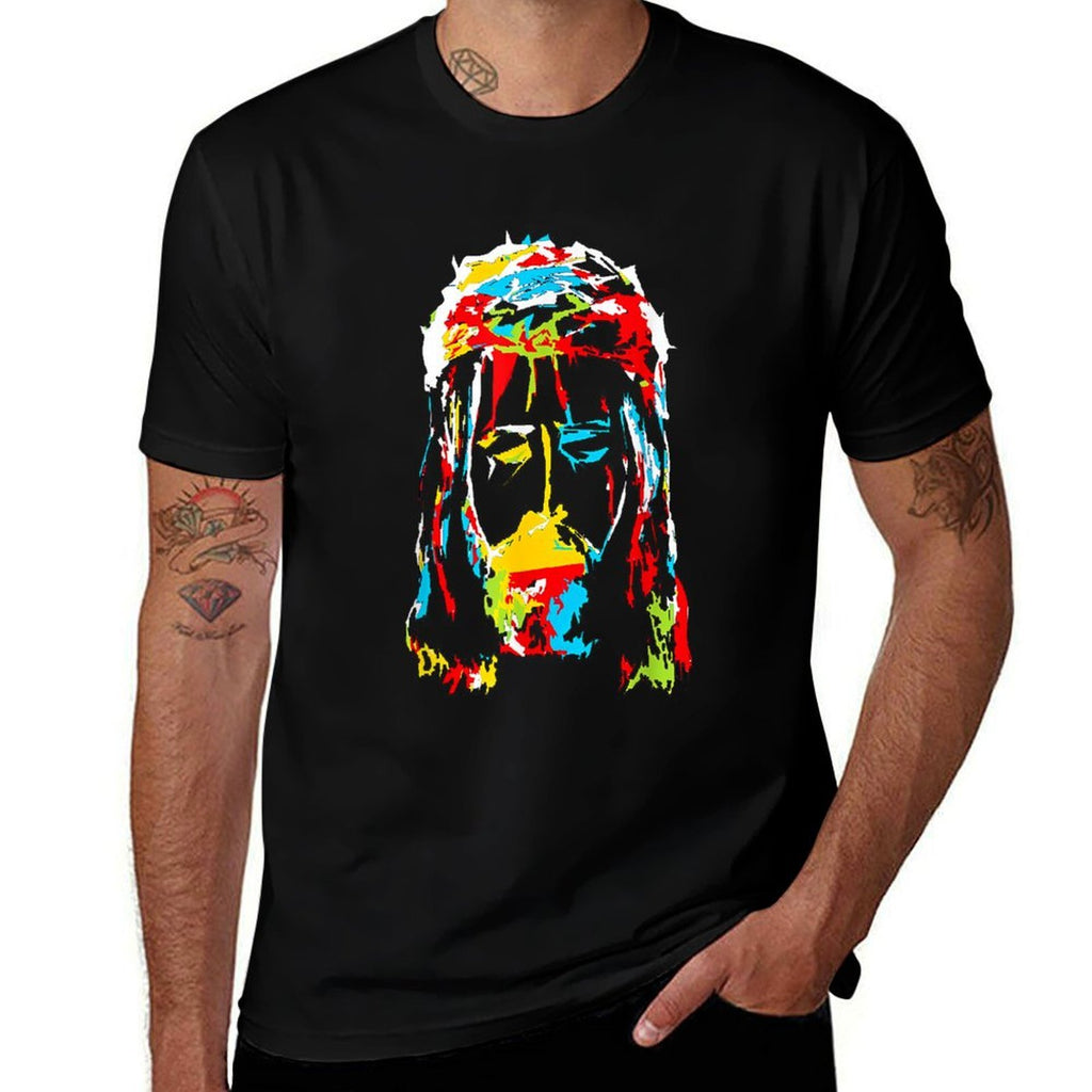 Abstract Hova  Slim-fit Cut T-Shirt