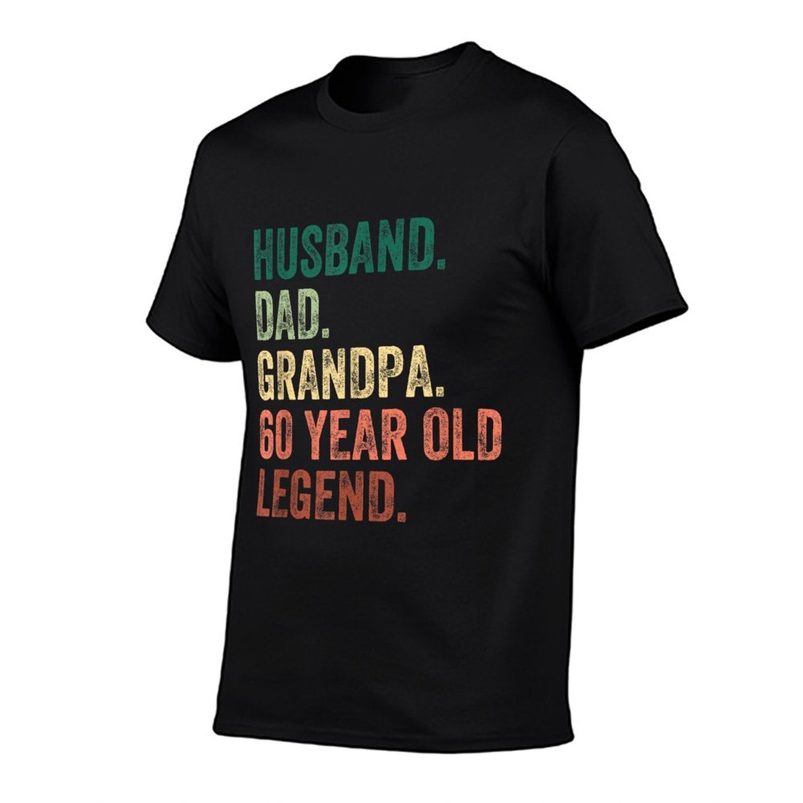 Husband Dad Grandpa 60 Year Old Legend 60th Birthday  Summer-ready Fabric T-Shirt