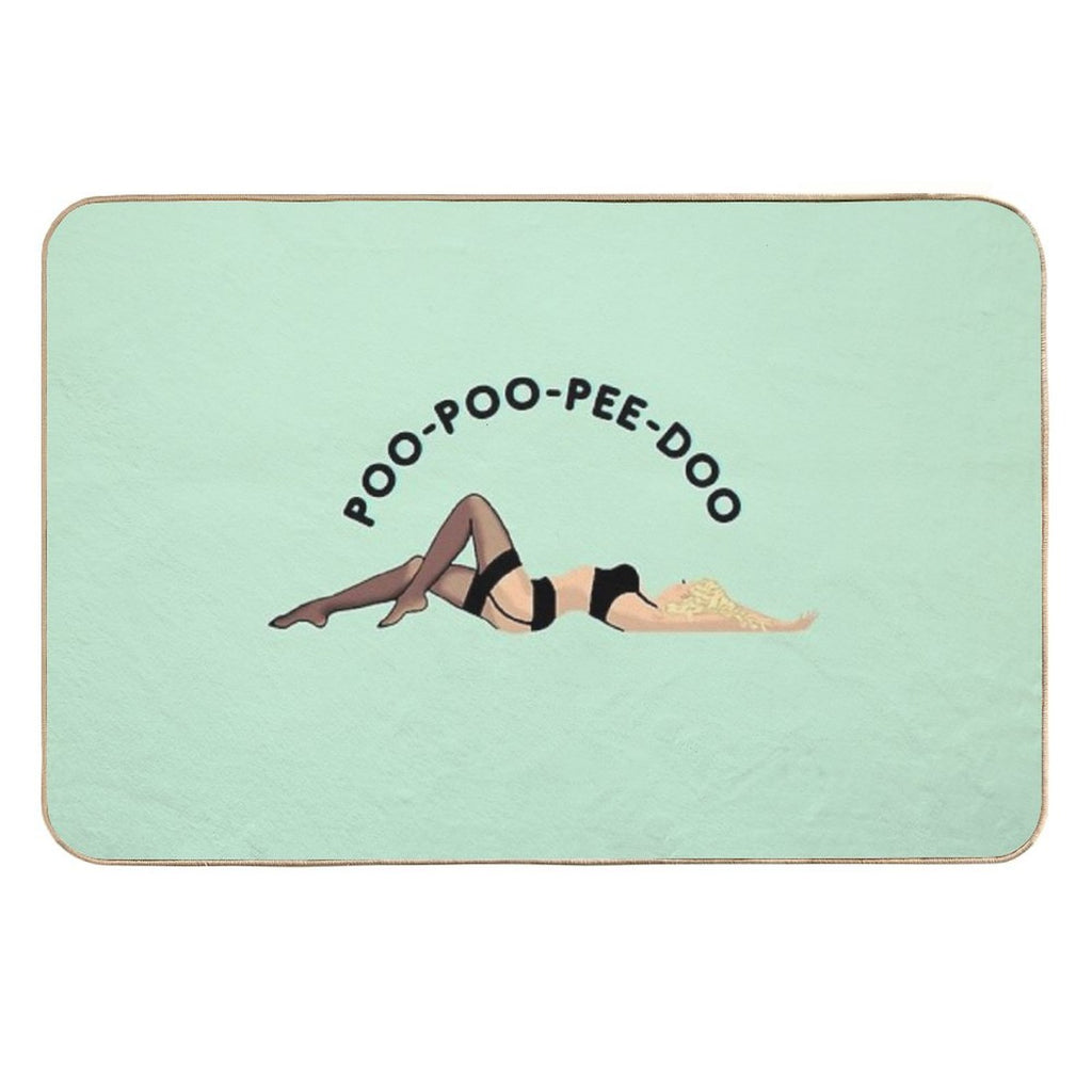 Poo-poo-pee-doo  Dirt-Trapping Bath Mat