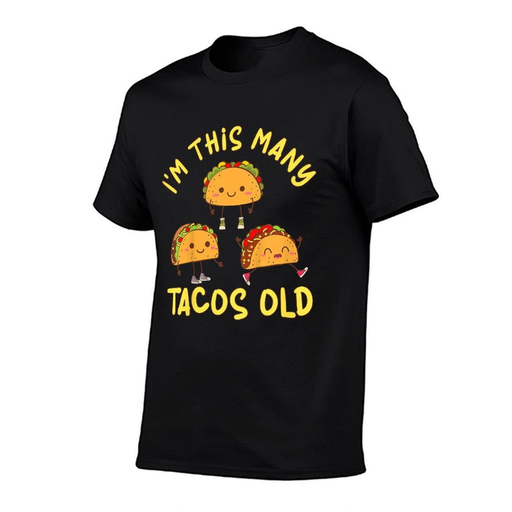 Kids 3 Years Old Girl Tacos Old 3rd Birthday Kids  Durable T-Shirt
