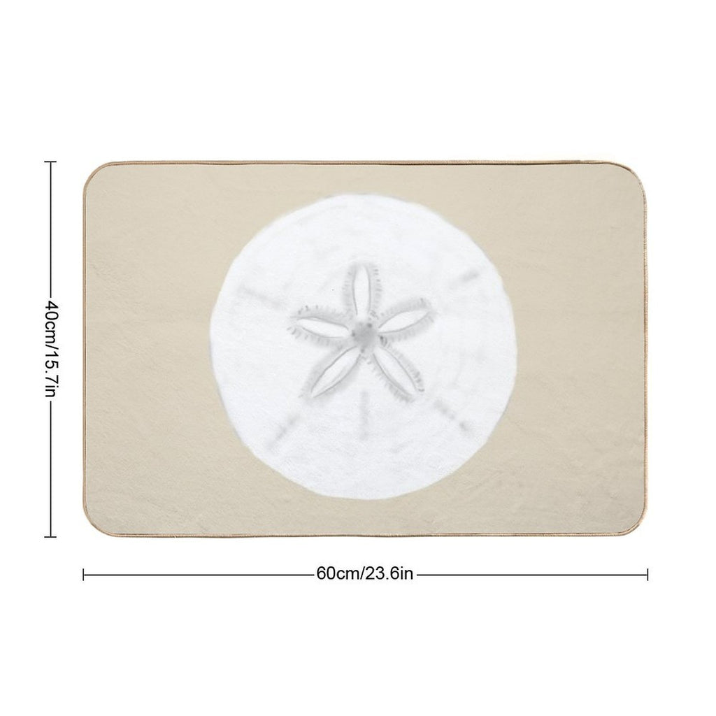 Sand Dollar  Stain-Proof Bath Mat