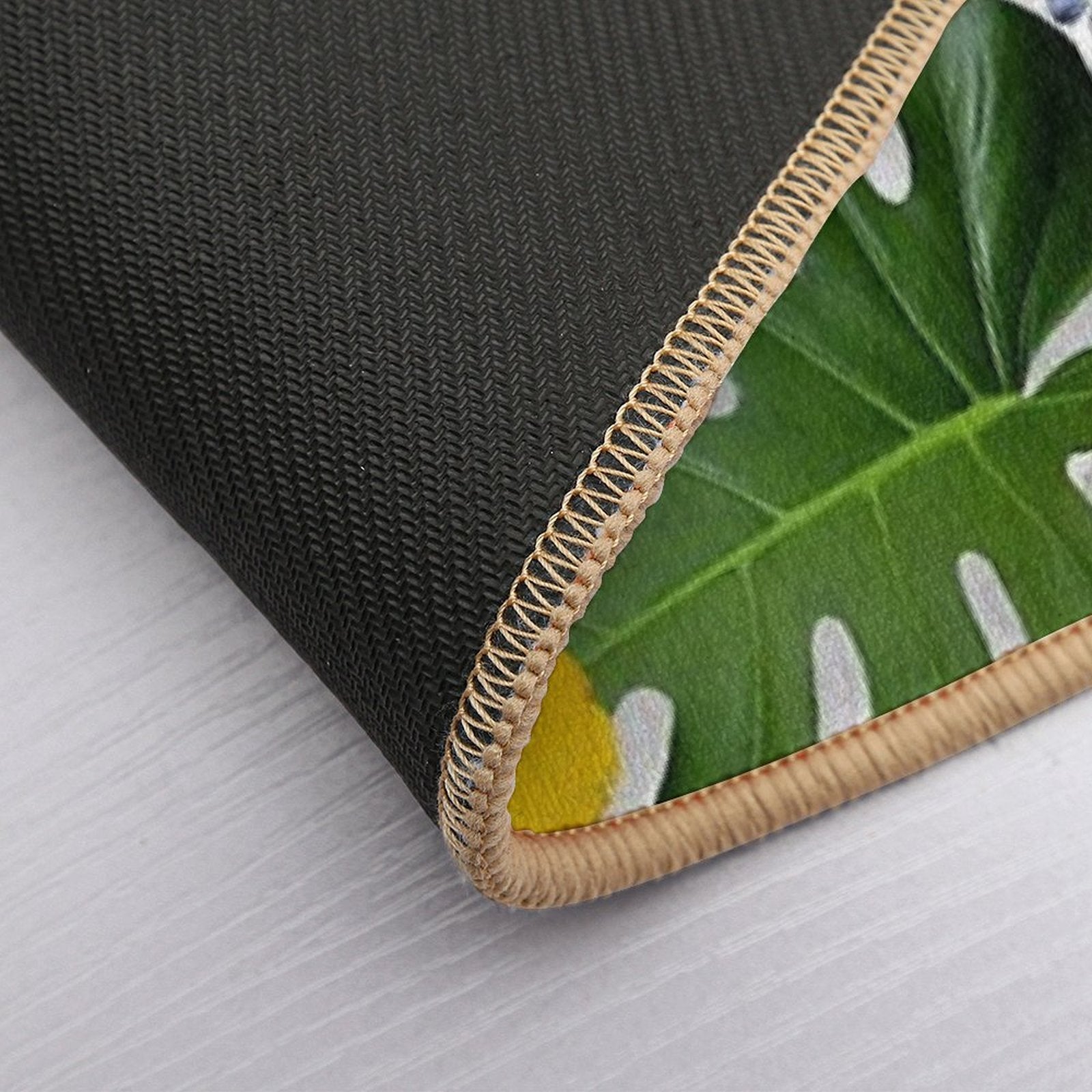 Tropical Romance (for Plant Lovers)  Slip-Resistant Bath Mat