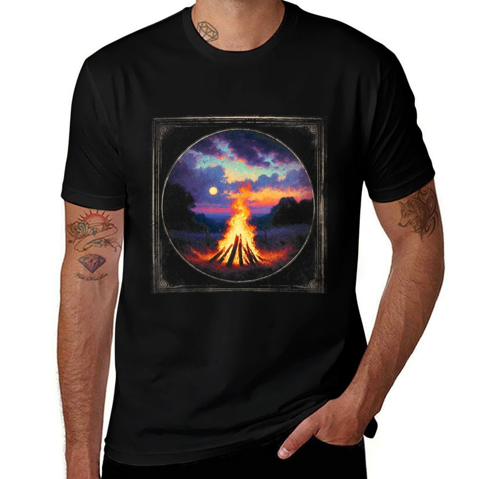 Twilight Fire Dance  Durable T-Shirt