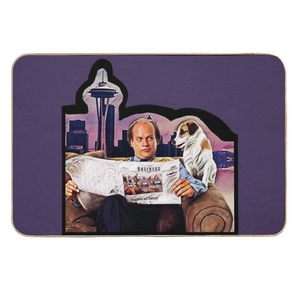 Frasier And Eddie  Easy Maintenance Bath Mat