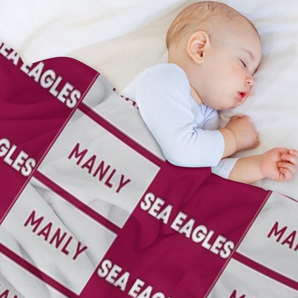 Manly Sea Eagles Rugby League Comfort Throw Blanket