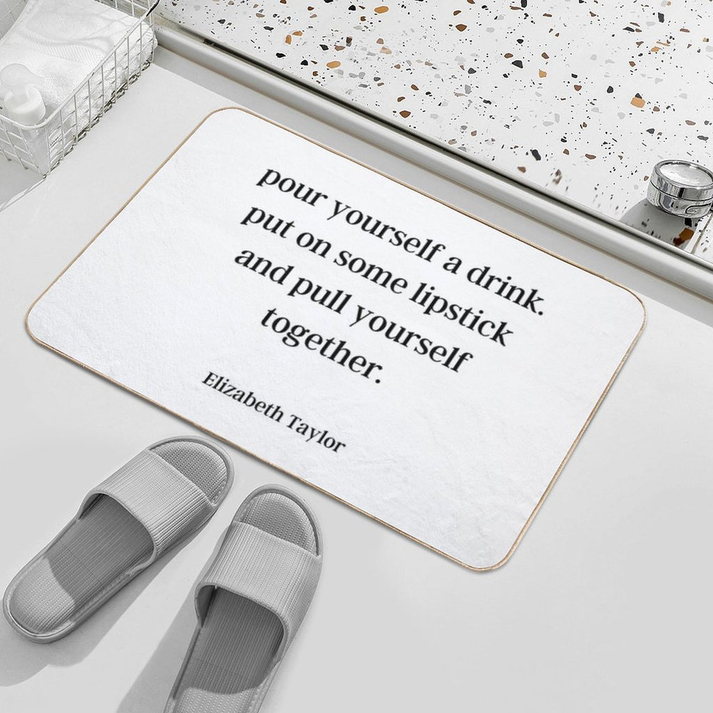 Elizabeth Taylor Advice  Fade-Resistant Bath Mat
