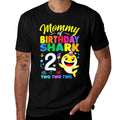 Mommy Of Birthday Shark 2nd Matching Oufit Party For Family  Soft T-Shirt