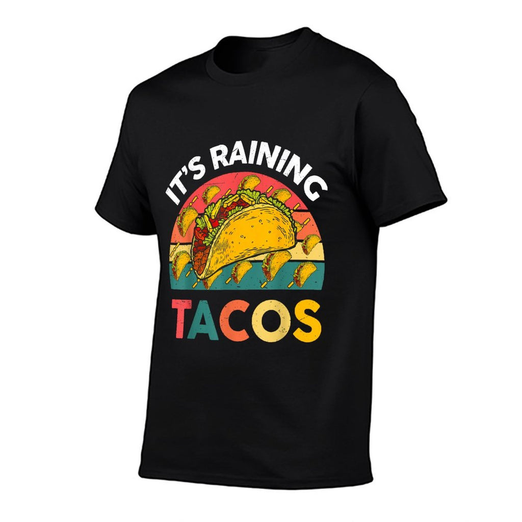 Its Raining Taco Kids Youth Toddler Funny Mexican Food  Oversized Silhouette T-Shirt