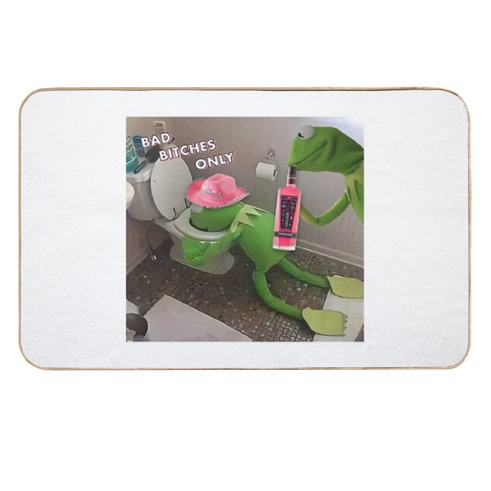 Business Of Bad B  Easy To Clean Bath Mat