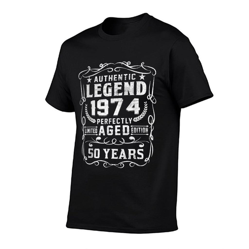 Authentic Legend 1974 Perfectly Aged 50th Birthday  Quick-drying T-Shirt