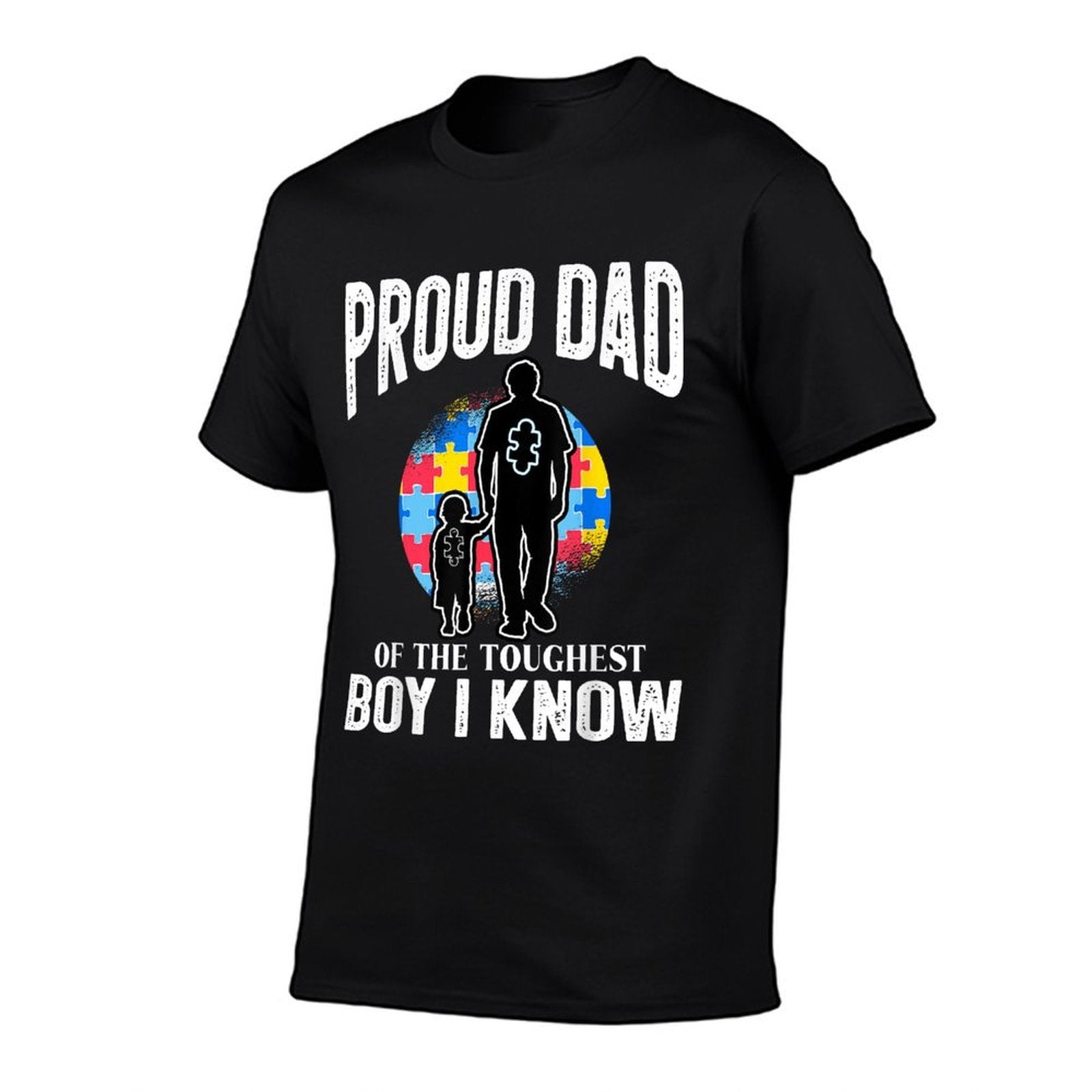 Autism Awareness for Proud Dad Support Autistic Kids  Quick-drying T-Shirt