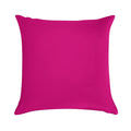 Hot Pink Fuchsia Solid Color Decor Soft Durable Construction Throw Pillow