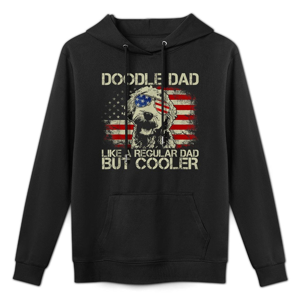 Doodle Dad Goldendoodle Regular Dad But Cooler American Unisex Design Hoodie