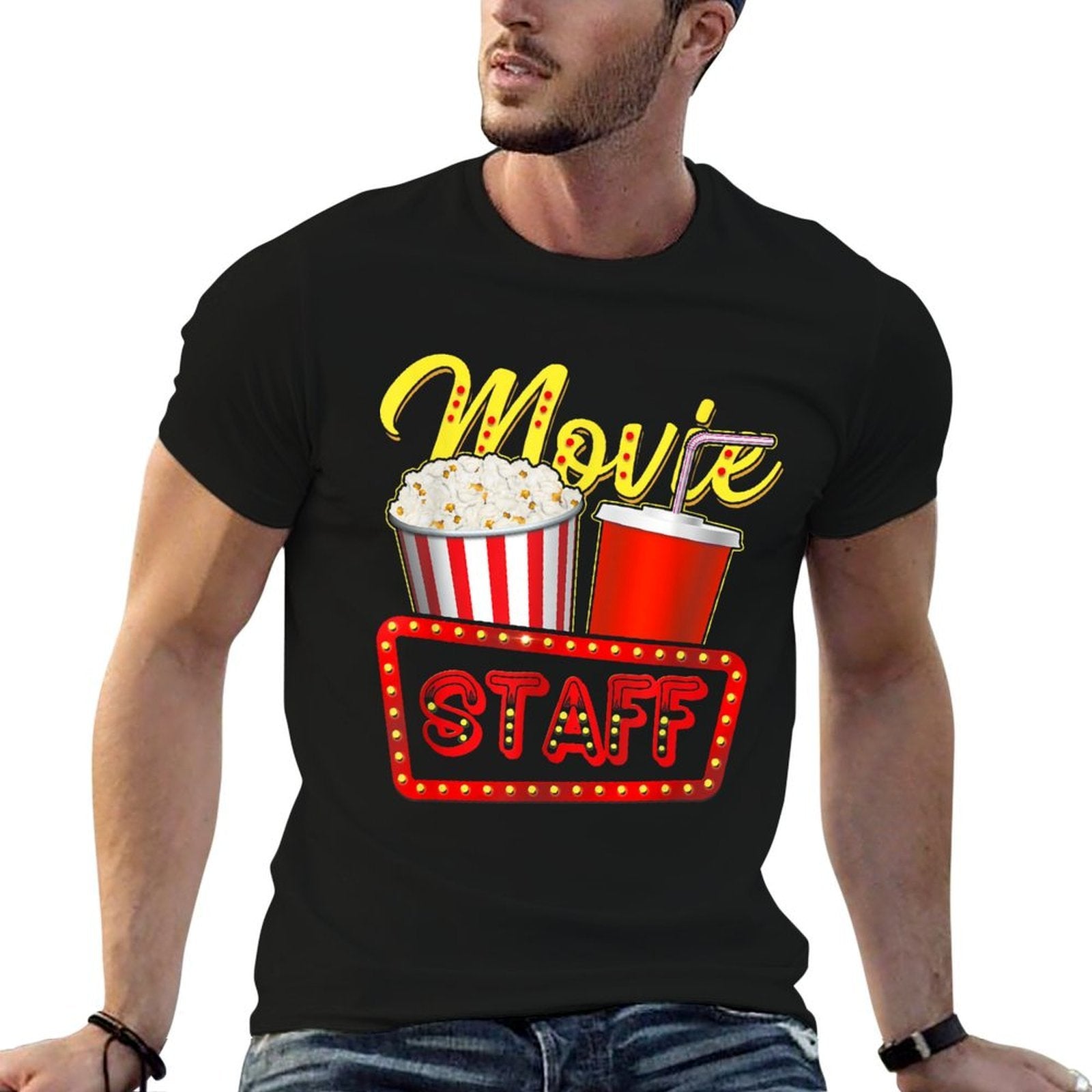 Movie Staff Party Night Behind The Scenes Awesomeness  Easy-care T-Shirt