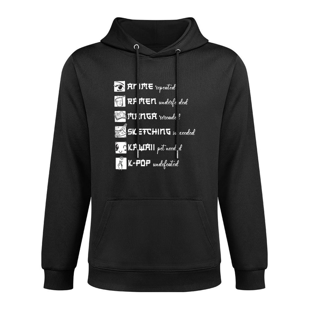 Anime, Ramen, Manga, Sketching, Kawaii, KPop - Otaku Life Customizable Surface Hoodie