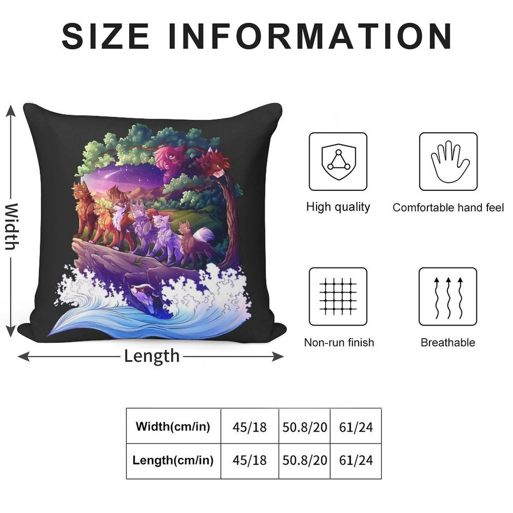 WarriorCats - Series 2 Soft Home Decor Throw Pillow