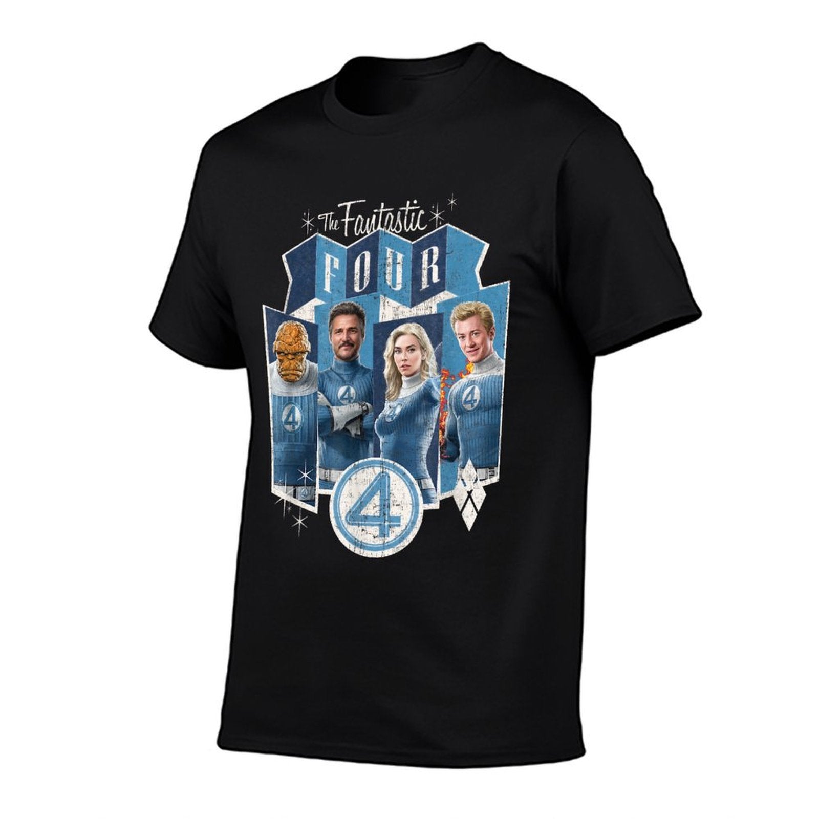 Marvel The Fantastic Four First Steps Vintage Style Team  Versatile T-Shirt