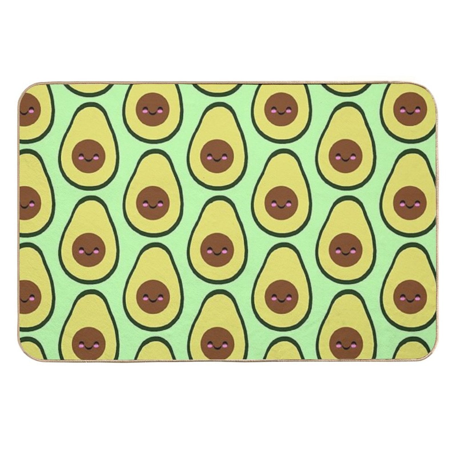 Blushing Avacado  Easy Maintenance Bath Mat